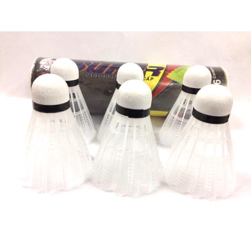 Vợt cầu lông 7725 và 6 trái cầu nhựa