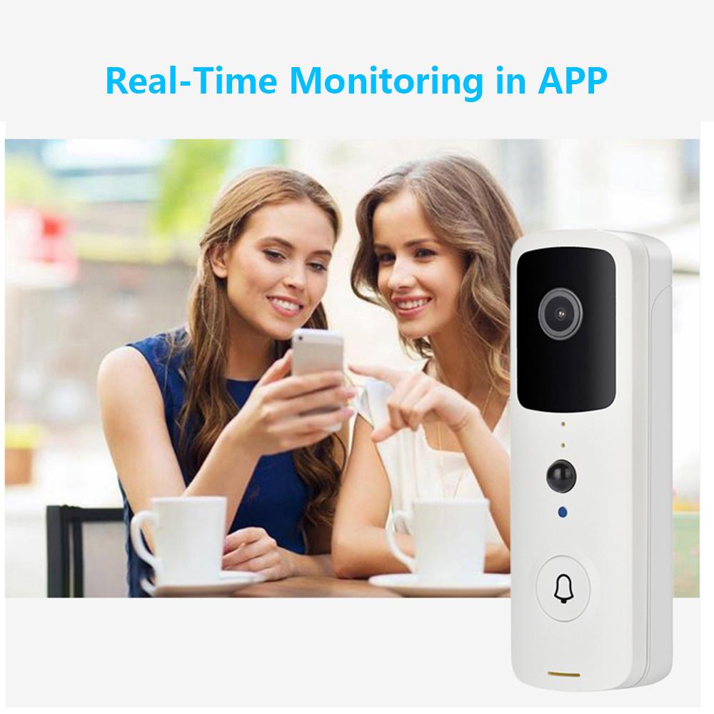 Chuông cửa không dây có camera Pin hoạt động 720P
