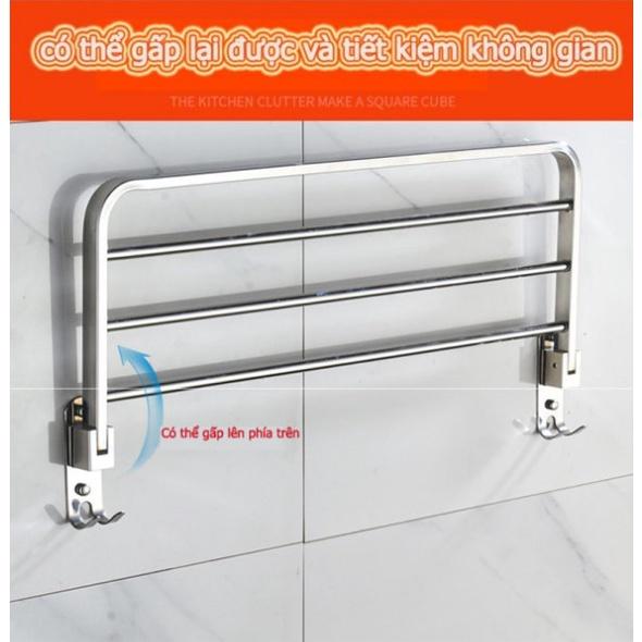 Giá treo khăn tắm không cần khoan SlimFix SUS304 - Home and Garden