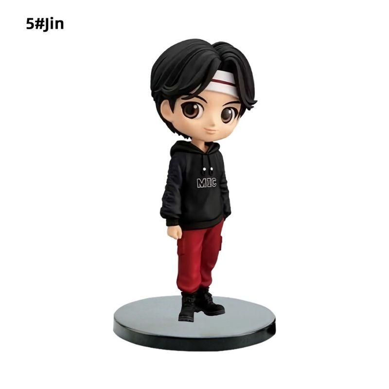 Set 7 mô hình búp bê các thành viên nhóm nhạc BTS 15cm