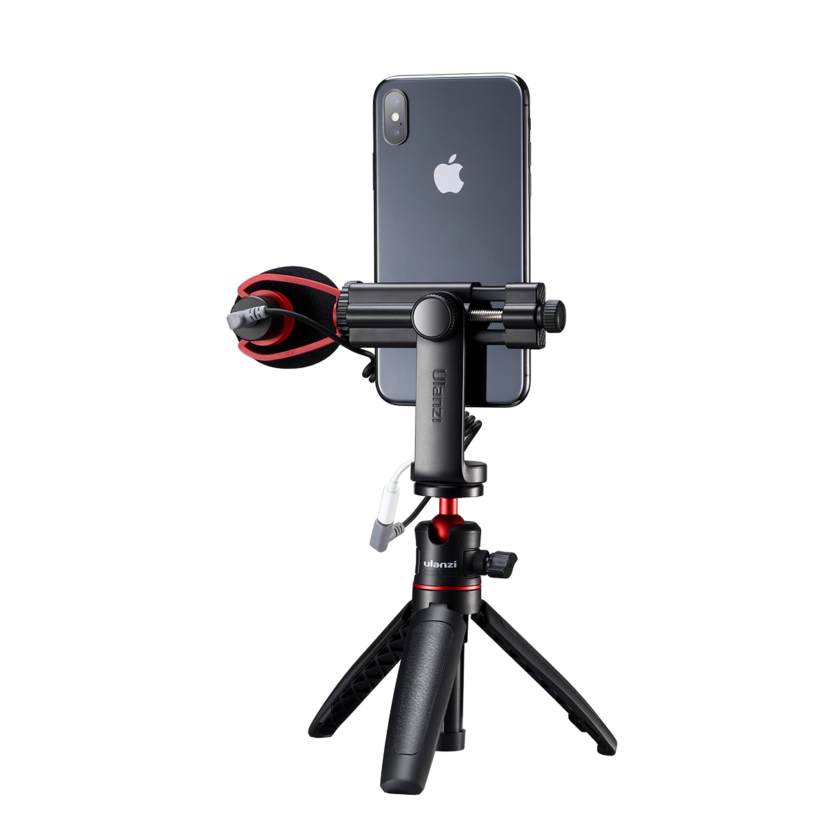 Giá kẹp điện thoại cho Tripod Ulanzi ST-17 xoay 360 độ quay ngang dọc - Hàng chính hãng