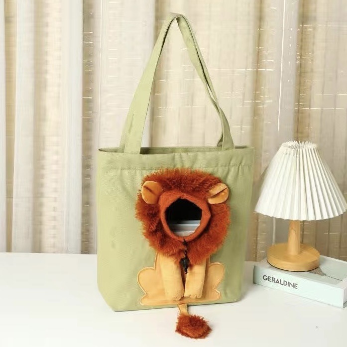 Túi Xách Đeo Vai Cho Chó Mèo Đi Chơi Dạo Phố Có Đầu Hóng Gió - YonaPetshop