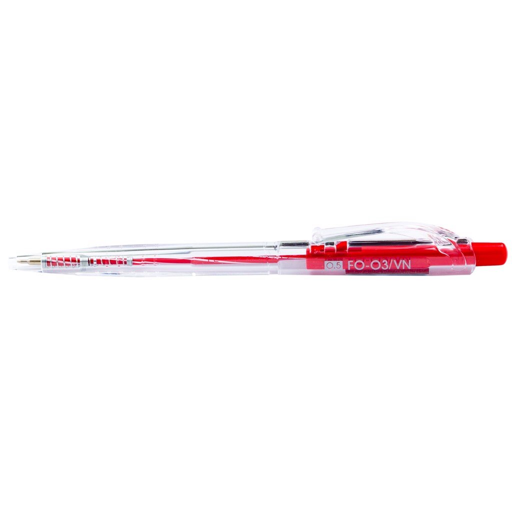 Hộp 20 cây bút bi Flexoffice FO- 03 đỏ