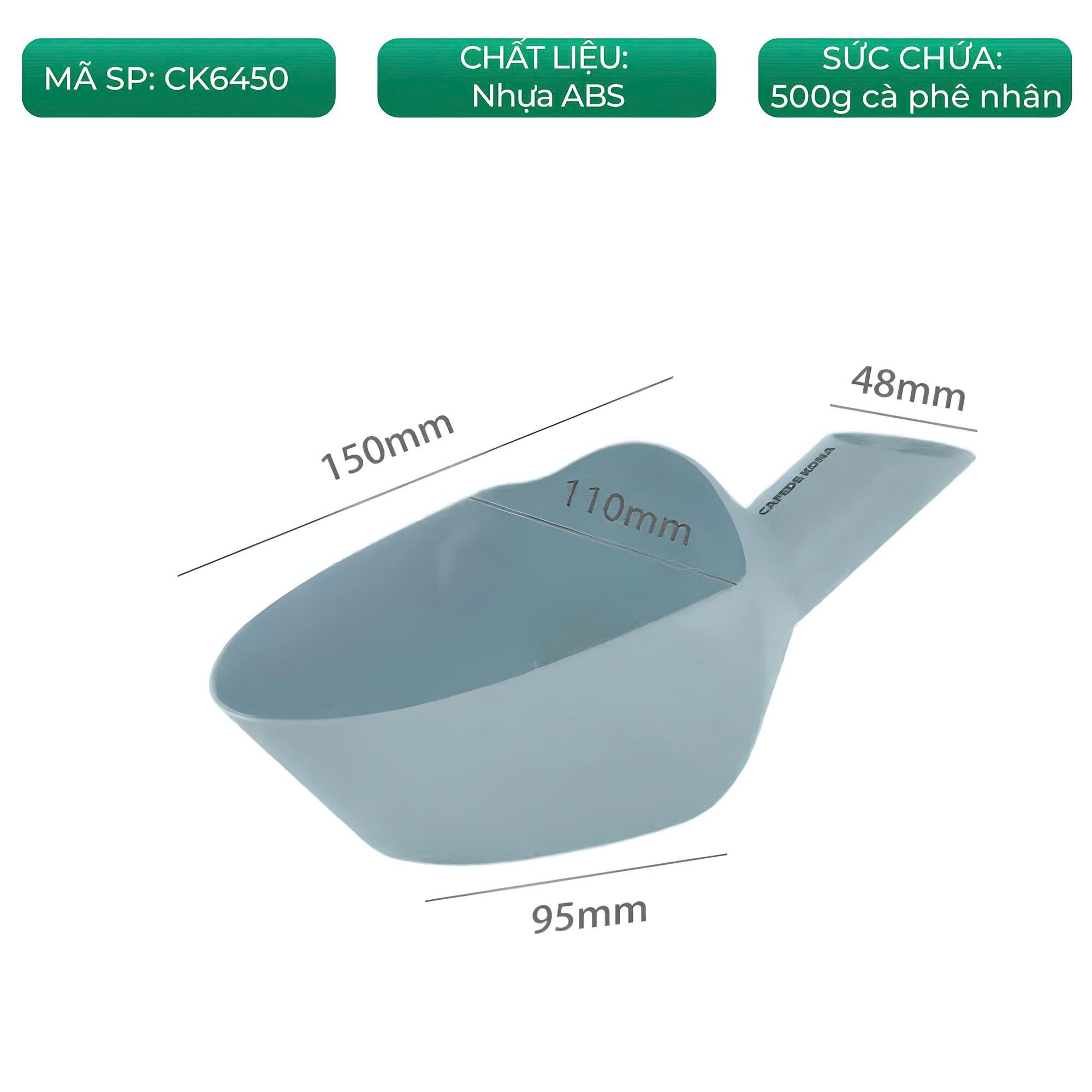 Dụng cụ múc cà phê hạt ngũ cốc đóng gói tiện lợi