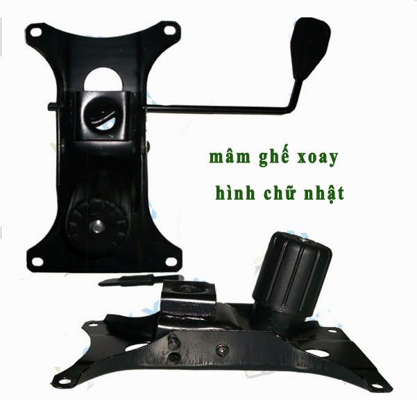 Bát ghế xoay - Mâm ghế xoay - Cần gạt điều chỉnh lên xuống - Phụ kiện ghế không thể thiểu