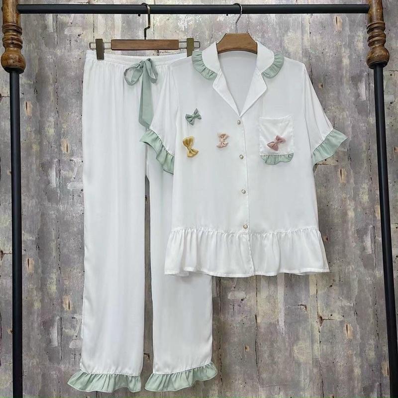 BỘ PIJAMA NƠ XINH