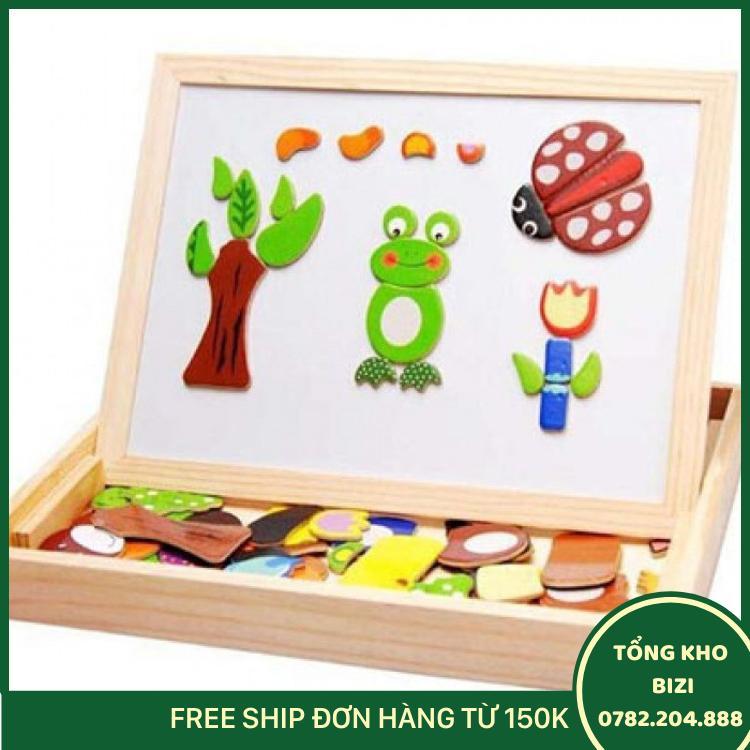 Bảng Tranh Ghép Hình Nam Châm Gỗ  - Free Ship Toàn Quốc