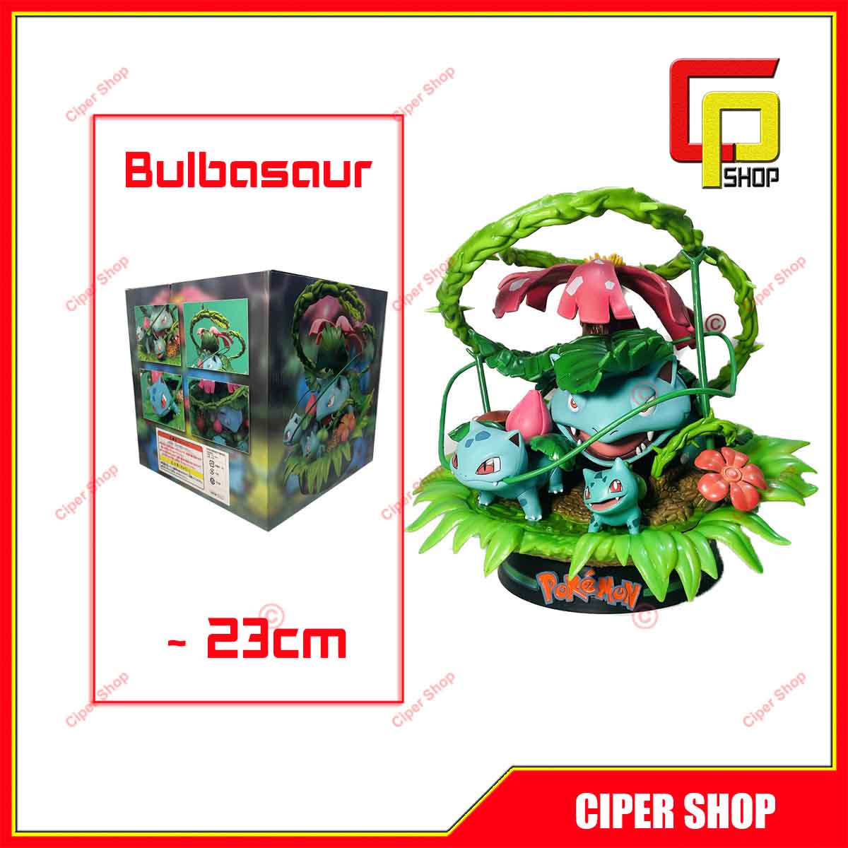 Mô hình Bulbasaur EGG - Có Led - Figure Bulbasaur