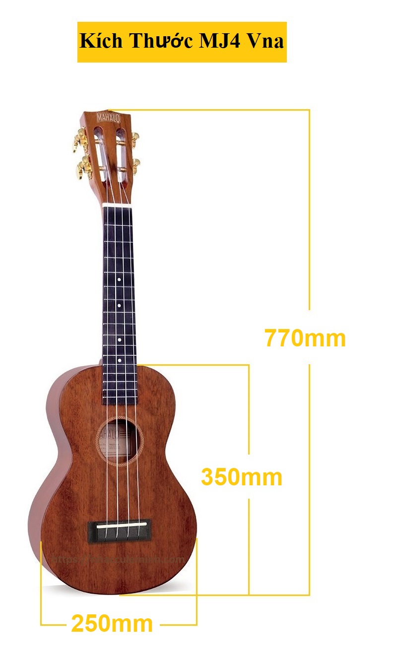 Đàn Ukulele Baritone Mahalo MJ4VNA kèm bao