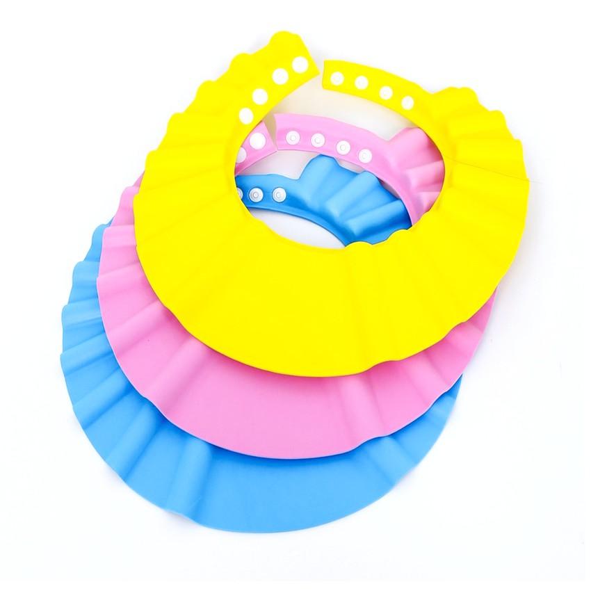 Mũ gội đầu tắm cho bé chỉnh cỡ - mũ đội đầu chống thấm, mũ tắm cho bé-- Blue 206111 3
