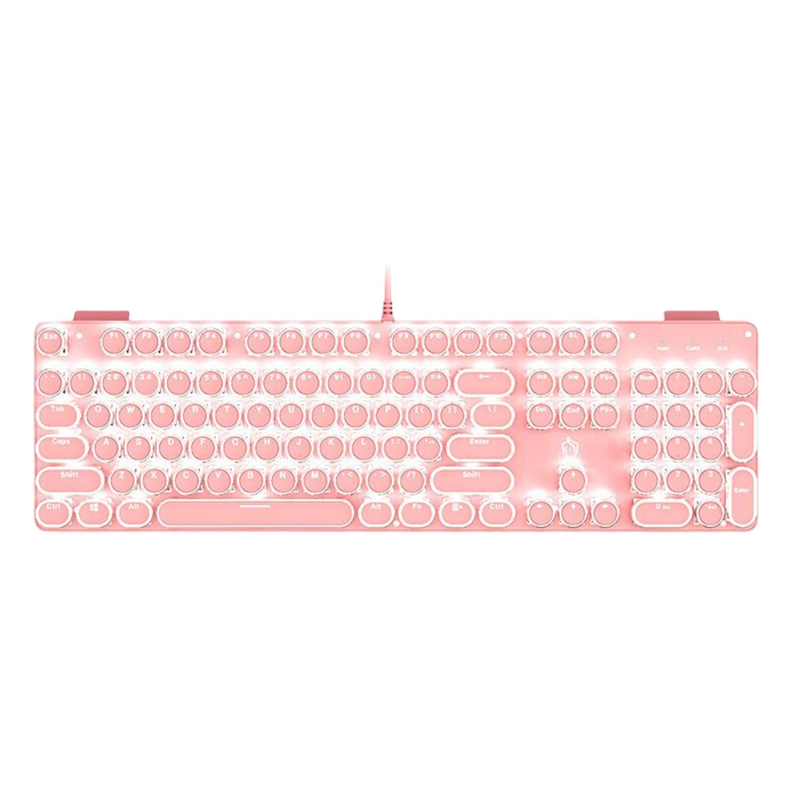 Professional 104 Keys Keyboard, LED Gaming Keyboards Backlit Gaming Keyboard for PC Computer Gamer