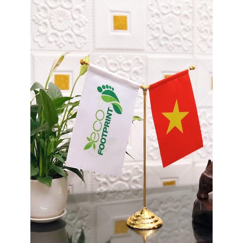 Cờ để bàn in logo thương hiệu