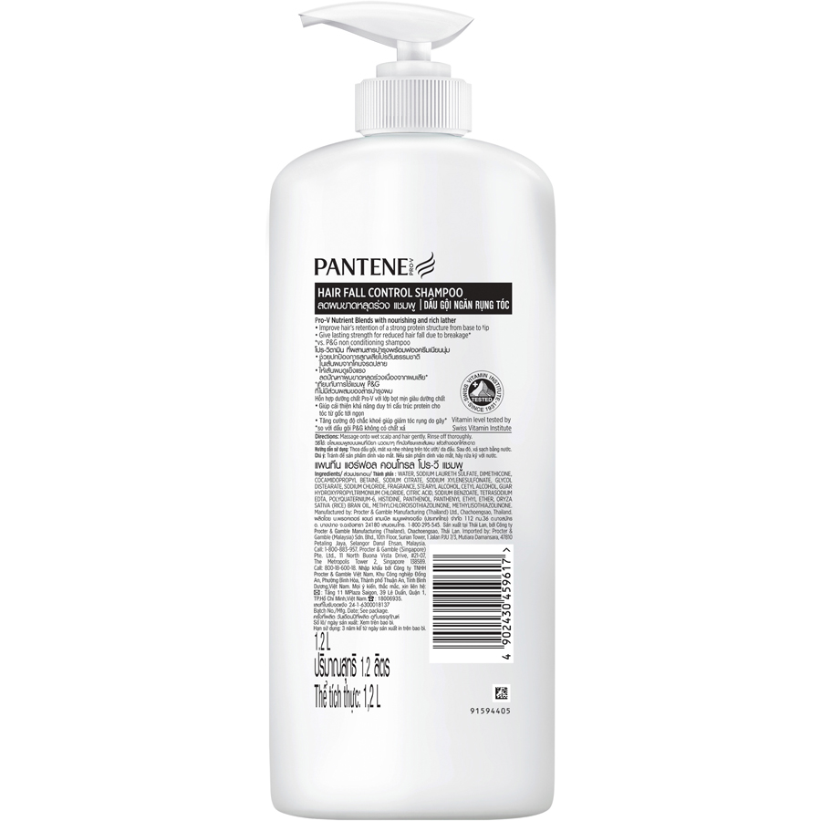 Dầu Gội Pantene Ngăn Rụng Tóc