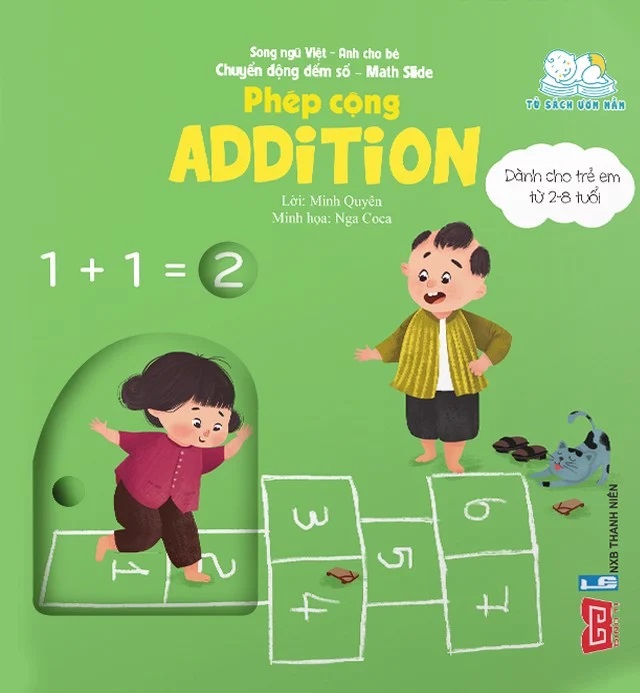 Sách Chuyển Động Đếm Số Math Slide : Phép Cộng - Addition - Phép Trừ - Subtraction
