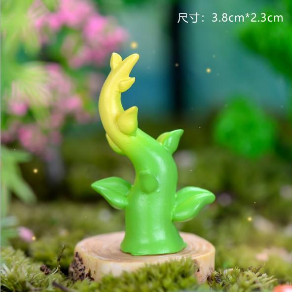 HN * Charm mô hình các mẫu ngọn búp non dùng trang trí tiểu cảnh, terrarium, DIY