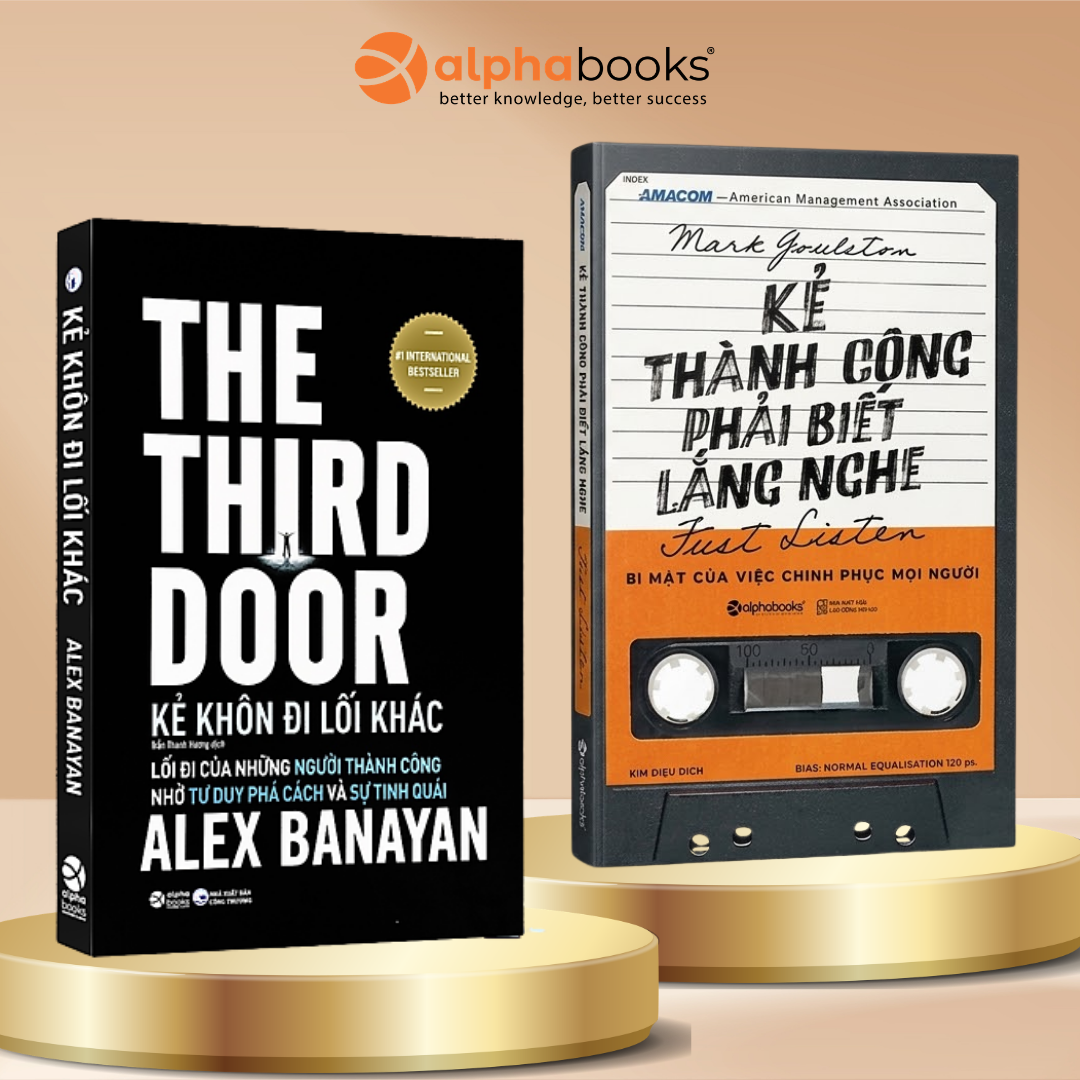 Combo Kẻ Thành Công Phải Biết Lắng Nghe  Kẻ Khôn Đi Lối Khác - The Third Door
