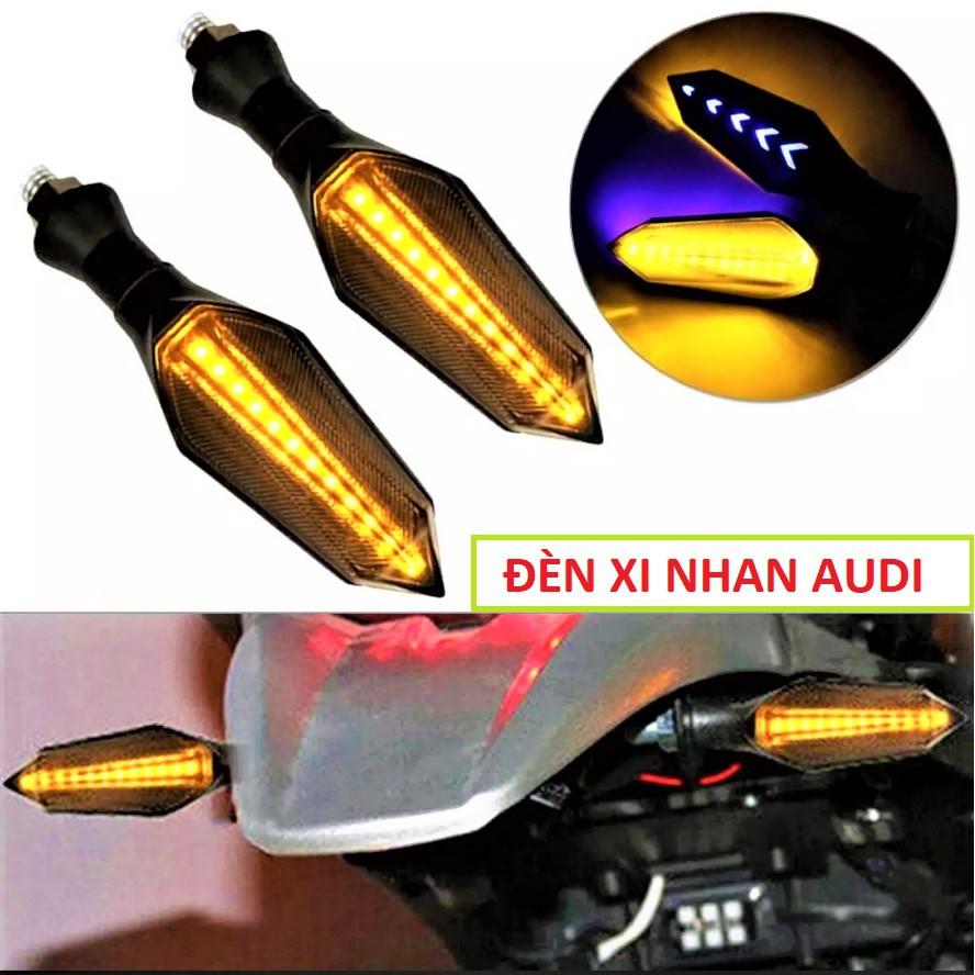 ĐÈN XINHAN XE MÁY LED CHẠY ĐUỔI AUDI CỰC ĐẸP MẪU K11