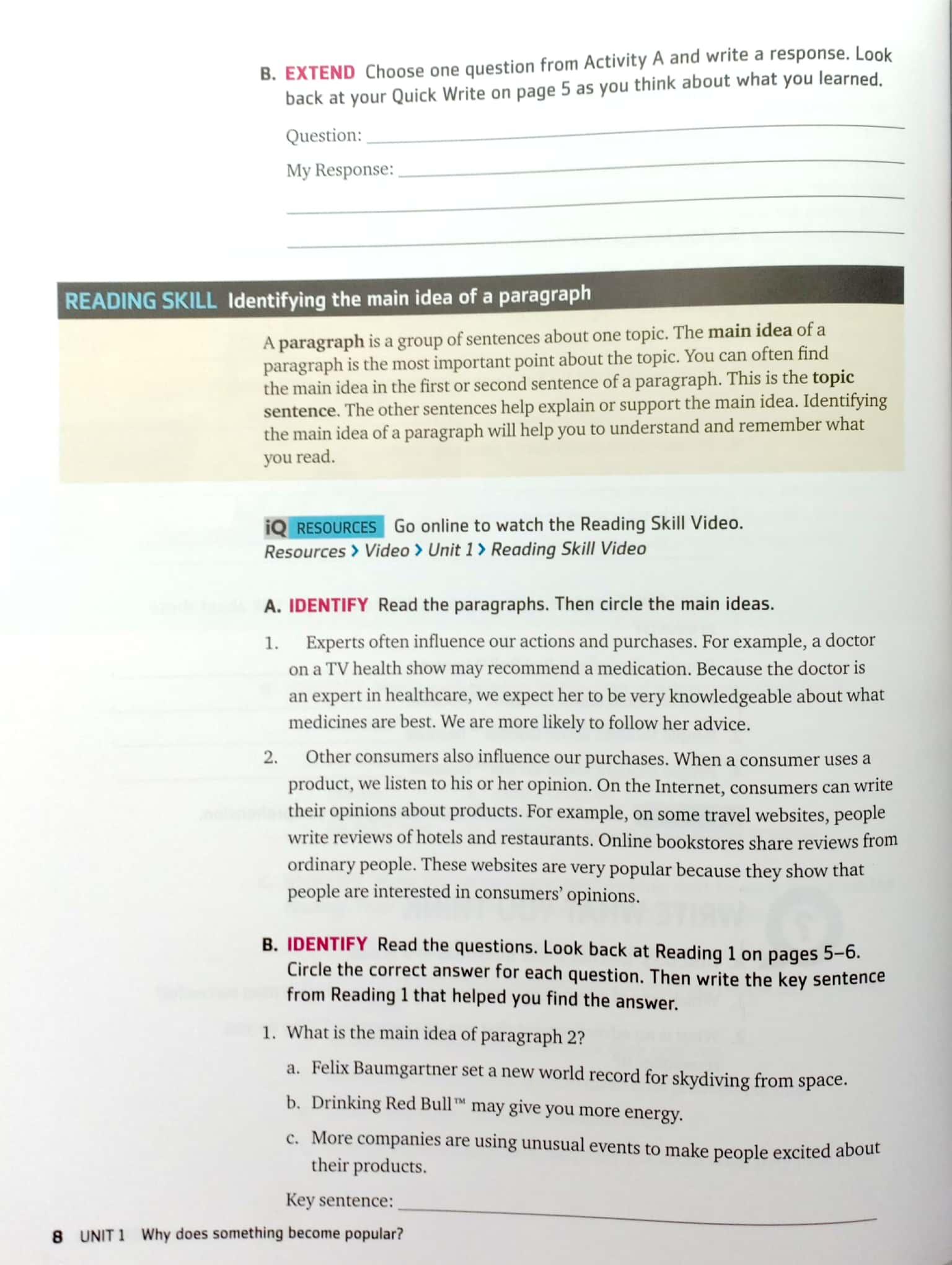 Q: Skills For Success: Level 2: Reading And Writing Student Book With iQ Online Practice - 3rd Edition