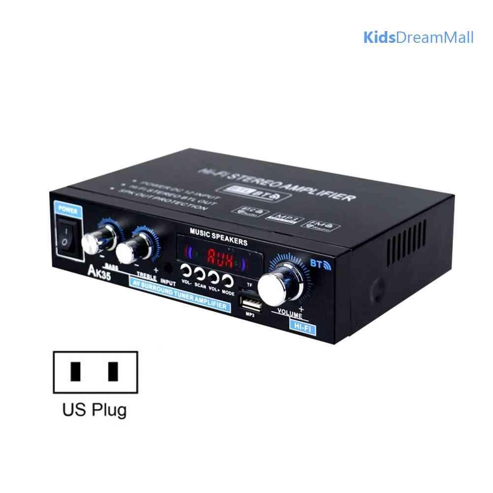Mới Bộ Khuếch Đại Âm Thanh Bluetooth AK35 HiFi Có Cổng USB TF RCA