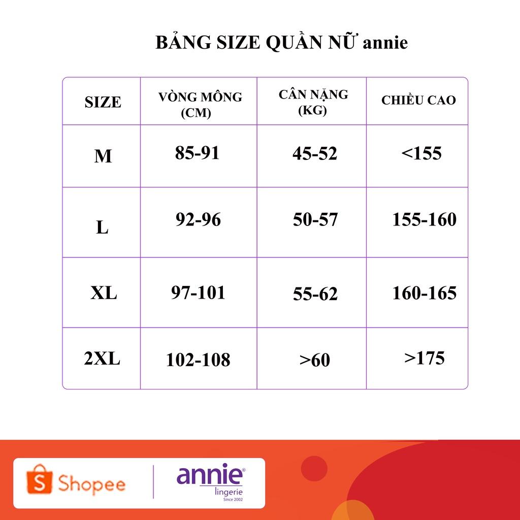 Quần lót nữ trơn vải lụa 4 chiều Signature annie QE837 form basic trẻ trung năng động, thoáng mát thoải mái mặc cả ngày