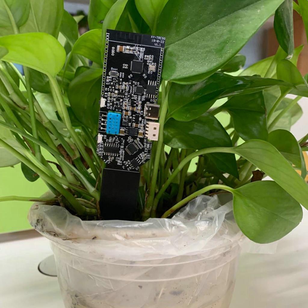 ESP32 WiFi Board for Soil Temperature and Humidity Sensor Module