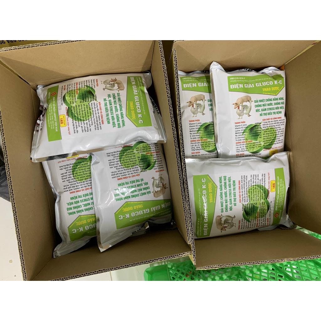 Điện giải gluco KC thảo dược dùng cho vật nuôi