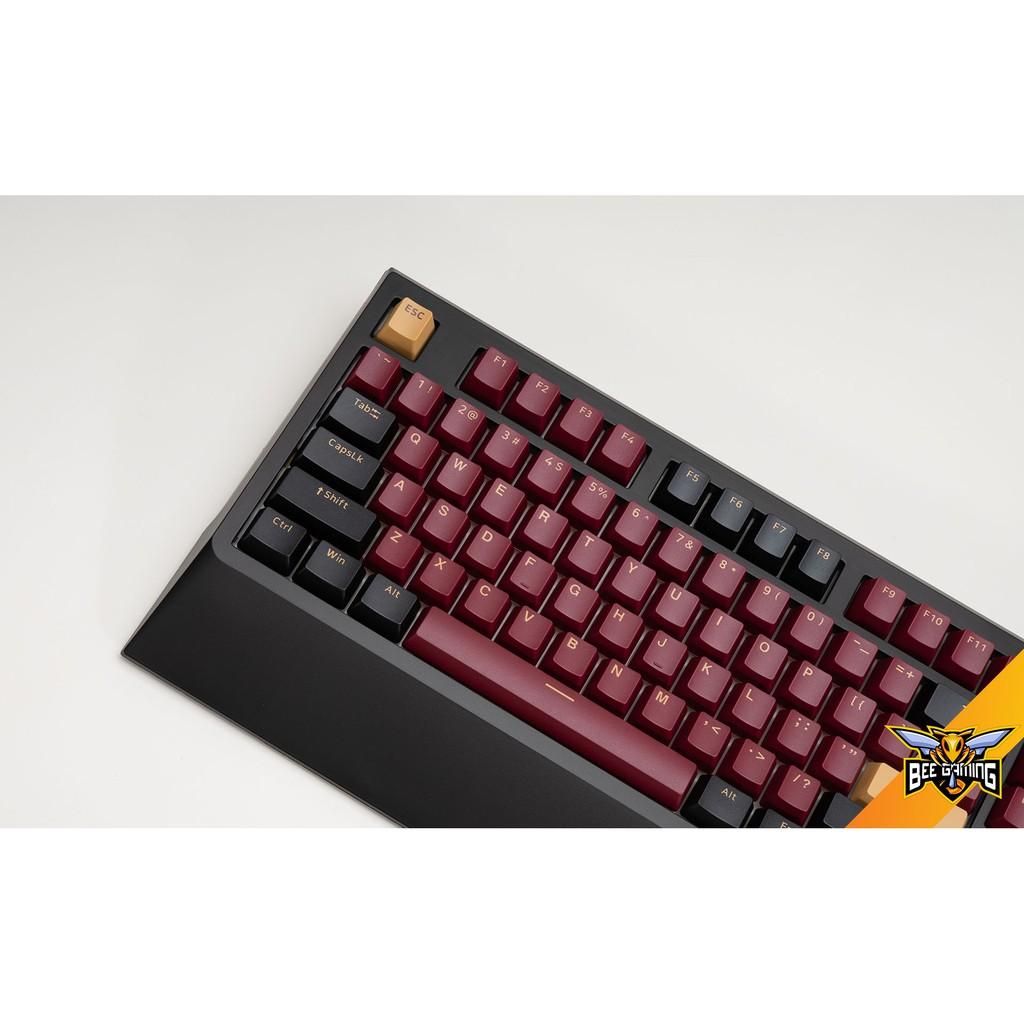 Bàn phím cơ chính hãng Mojike - GK1 Black Red (Led White / AKKO Switch v2)