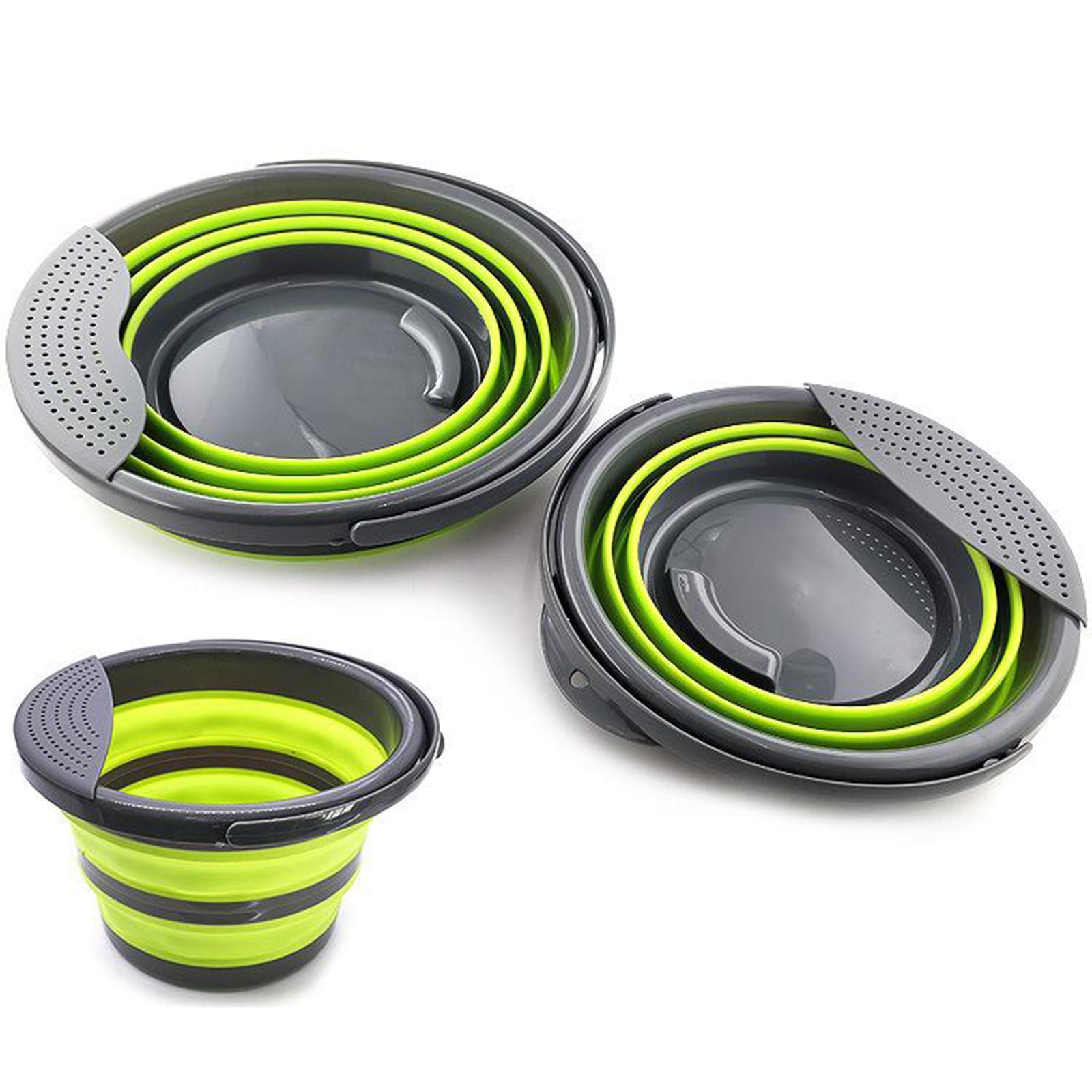 Collapsible Bucket Compact Storage Folding Kitchen Fishing Water Pail 5L