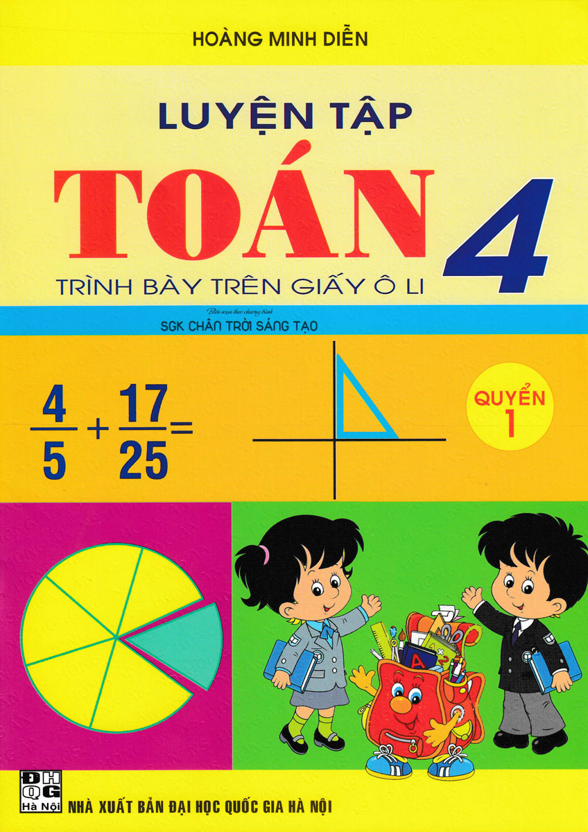 Luyện Tập Toán 4 Quyển 1 - Trình Bày Trên Giấy Ô Li _HA