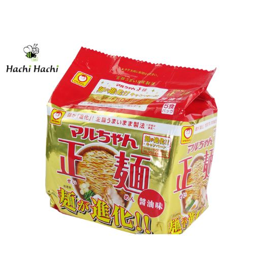 Mì không chiên Maruchan vị nước tương đậm đà 525g (105g x 5 gói)