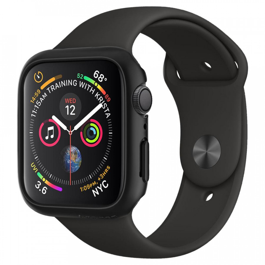 Ốp lưng dành cho Apple Watch Series 4 (44mm) Spigen Thin Fit_Hàng Chính Hãng