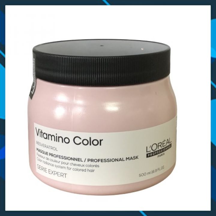 Dầu ủ tóc L'oreal Serie Expert A-OX Vitamino color radiance masque 500ml