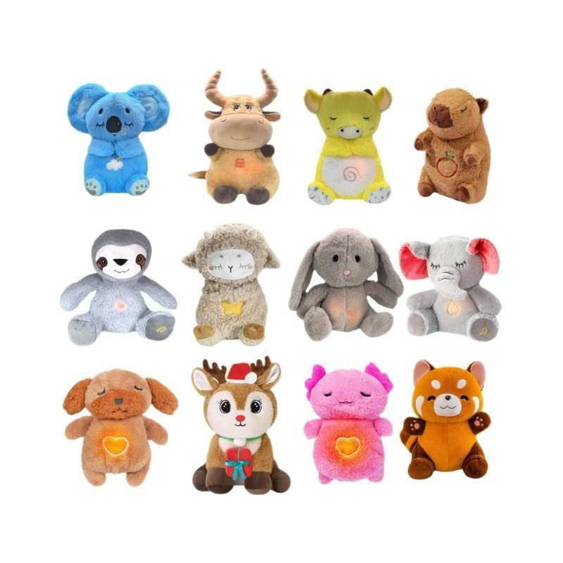 Gấu Nhịp Thở Ngủ Gấu Koala Bông Nhịp Thở Mô Phỏng Hít Thở Ánh Sáng Âm Thanh Giúp Vào Giấc Ngủ Nhanh - Voi