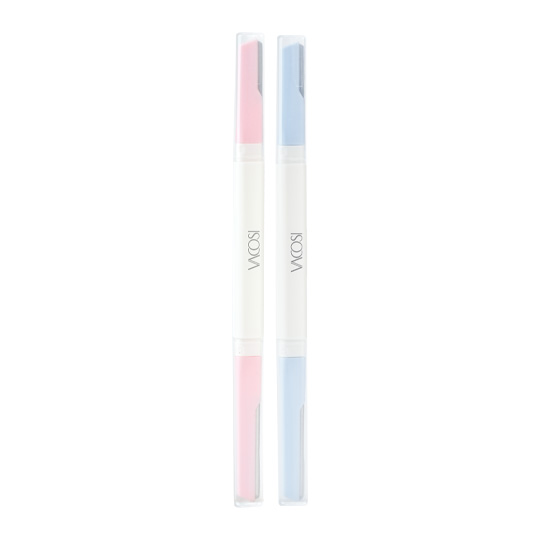 DAO CẠO MÀY 2 ĐẦU VACOSI - DC17 - VACOSI Dual-end Eyebrow Razor (2pcs)
