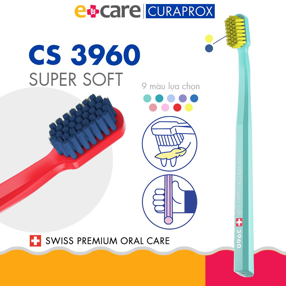 Bàn chải răng siêu mềm CURAPROX CS 3960 Super Soft