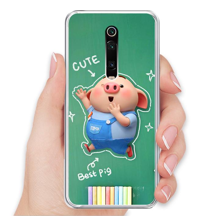 Ốp lưng điện thoại Xiaomi Redmi K20 Pro - Silicon dẻo - 0119 PIG20 - Hàng Chính Hãng