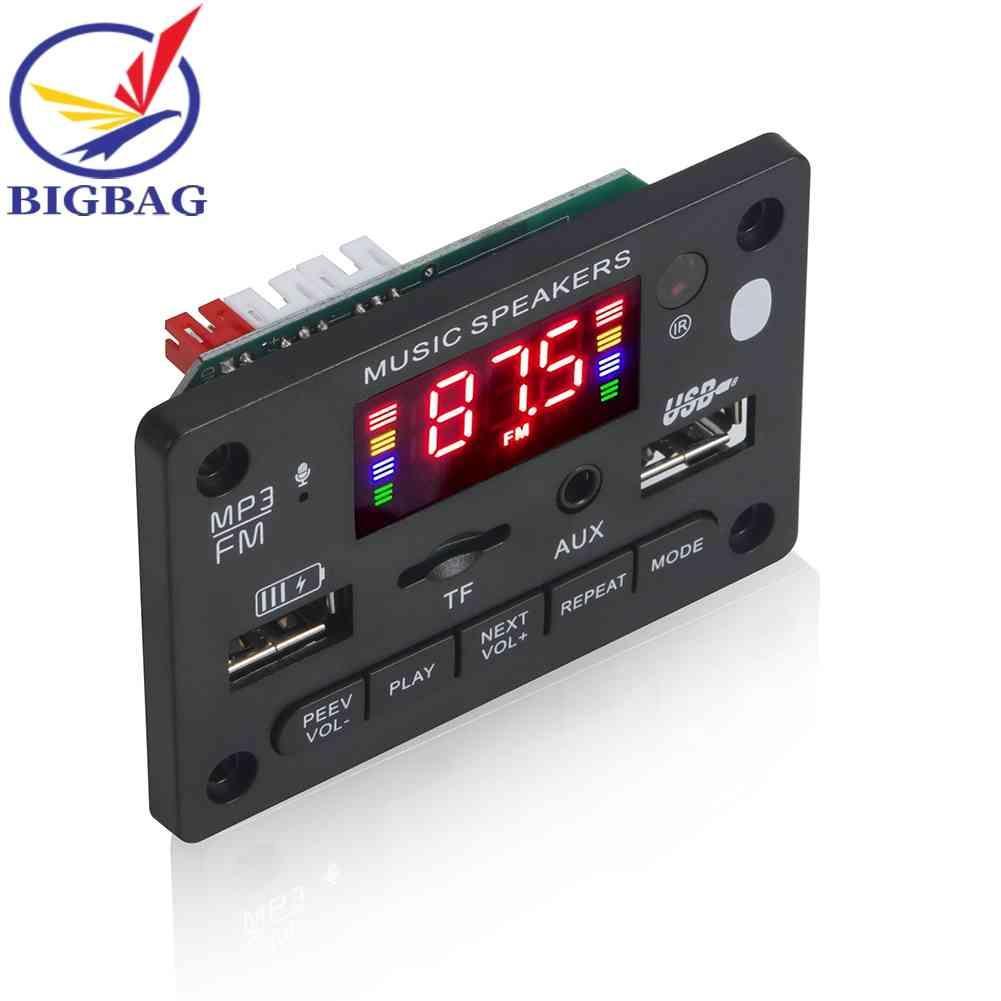 Bảng Mạch Khuếch Đại Âm Thanh Bluetooth 5.0 MP3 DC 7-24V 2x40W Chuyên Dụng Cho Xe Hơi / Nhà Cửa