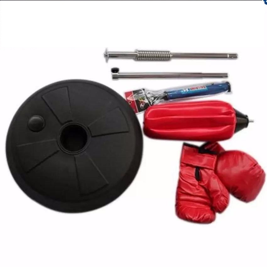 Combo Bóng phản xạ lắc lư + Găng tay boxing+ Bơm chuyên cho dân phòng tập