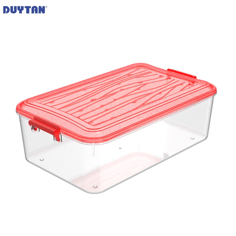 Hộp chữ nhật thấp nhựa Duy Tân - 09132 - Giao màu ngẫu nhiên - Hàng chính hãng