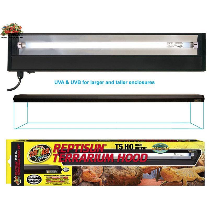 Chụp đèn Reptisun Terrarium Hood - ZooMed thích hợp dùng cho các chuồng có kích thước dài