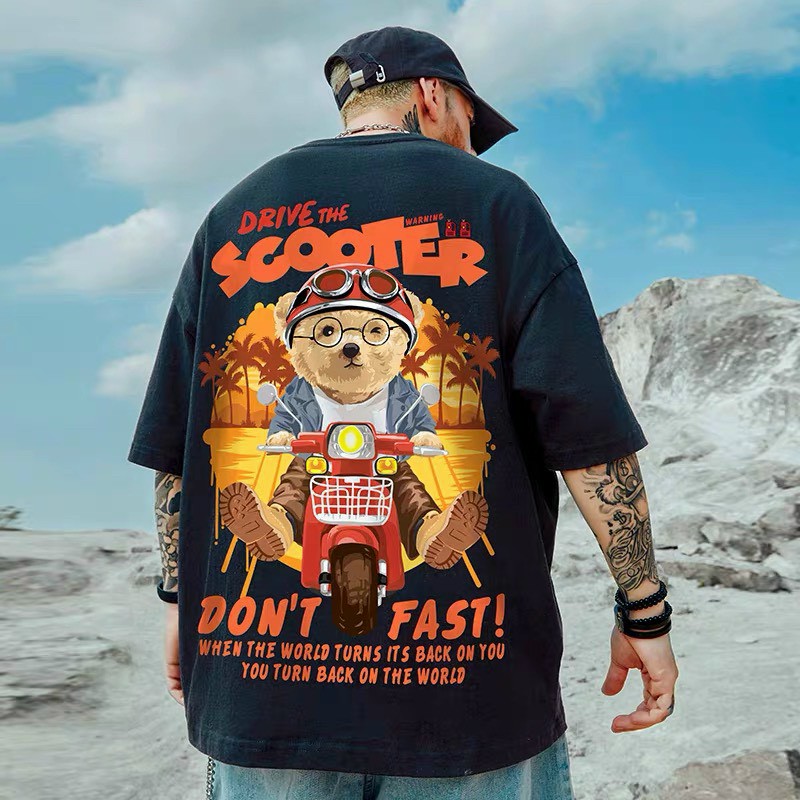 Áo thun unisex nam nữ form rộng tay lỡ DyN shop áo thun oversize nam nữ