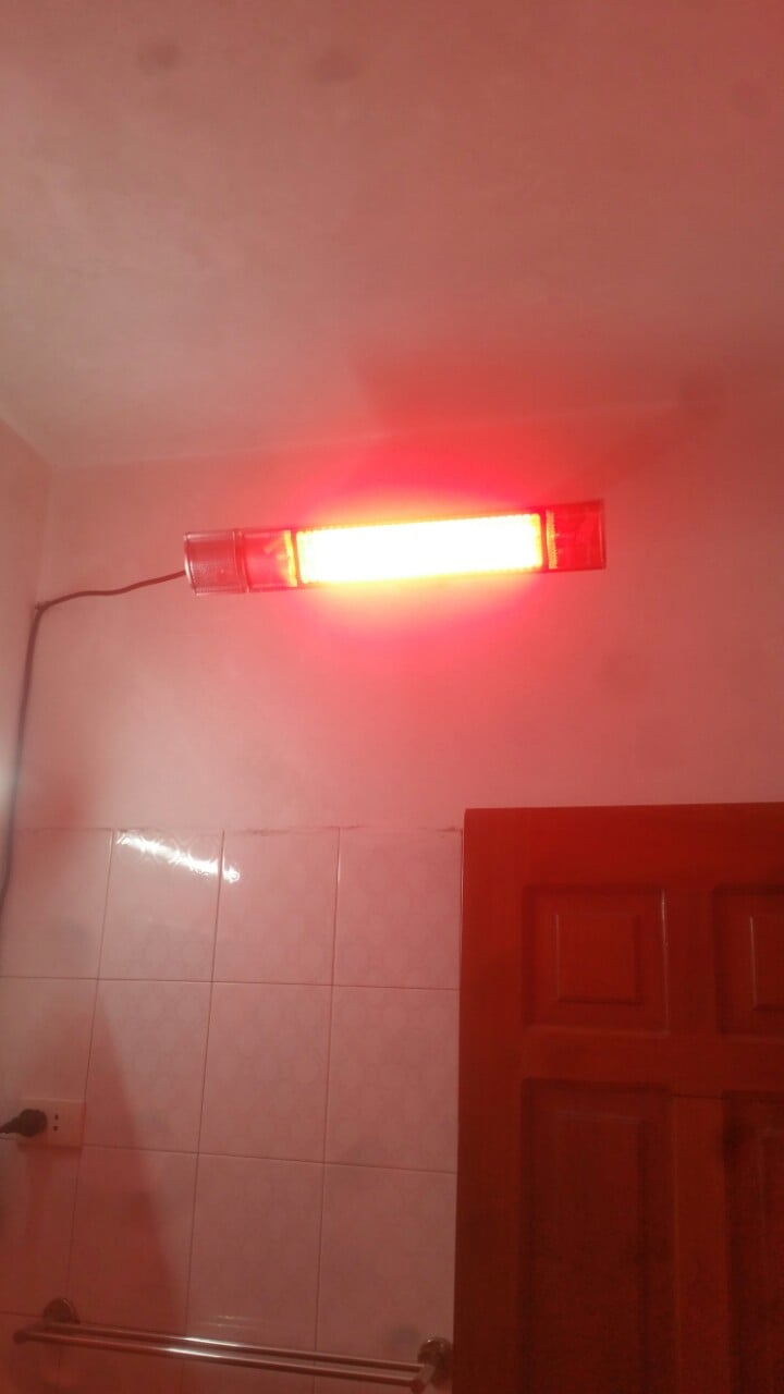 Đèn Sưởi Không Chói Mắt Hans Heizen Có Điều Khiển Từ Xa - Hàng chính hãng