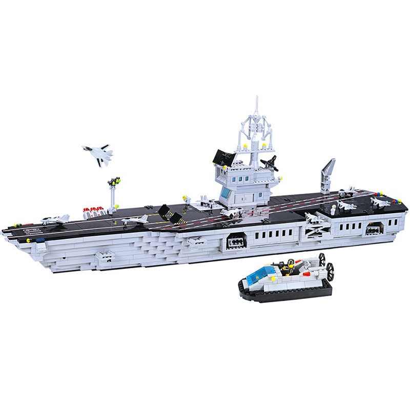 Đồ chơi Lắp Ráp Tàu Sân bay khổng lồ 113, Lego Enlighten Aircraft 113, Xếp hình thông minh [1000 mảnh ghép]
