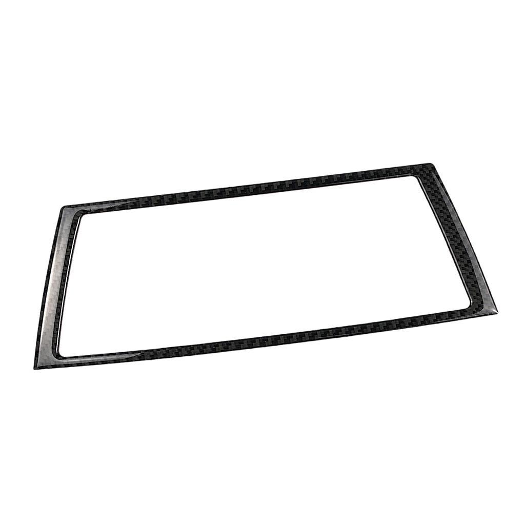 Carbon Fiber Gear Shift Box GPS Navigation Panel Trim For BMW E70 E71 X5 X6