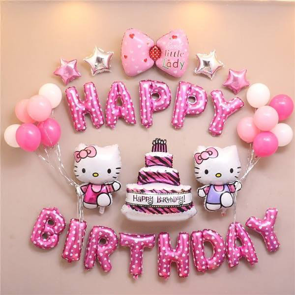 Set trang trí sinh nhật cho Bé Gái