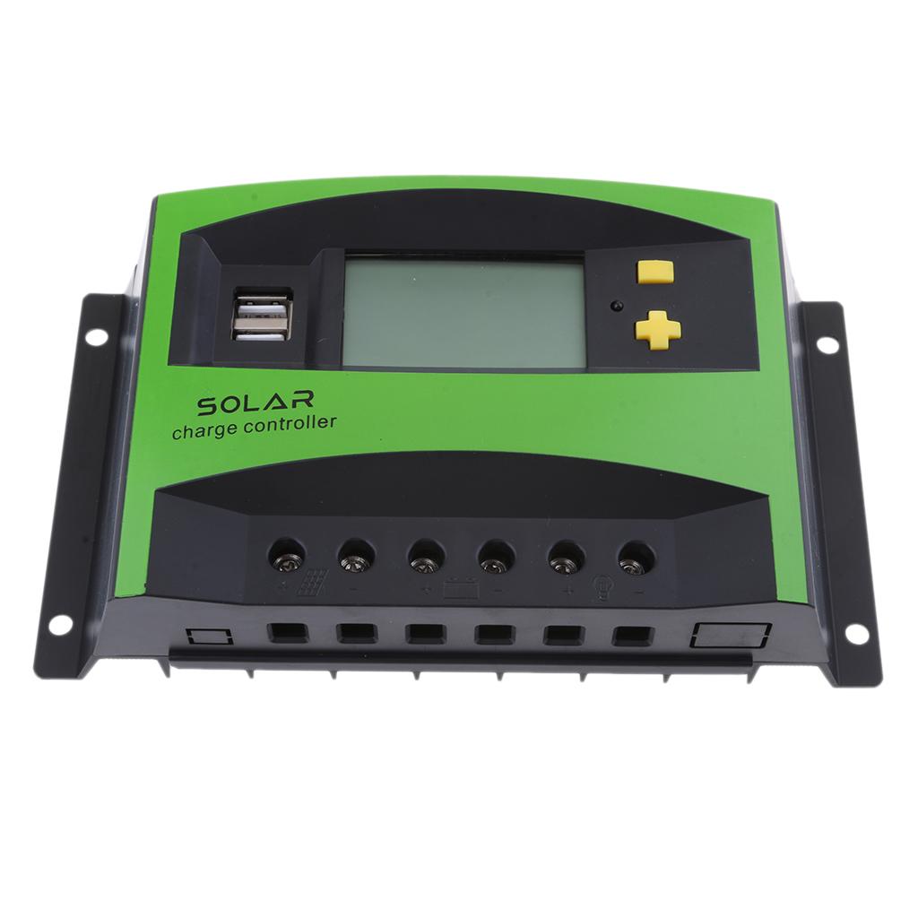 40A Solar Panel Charger Controller Lights Energy Save 12V/24V