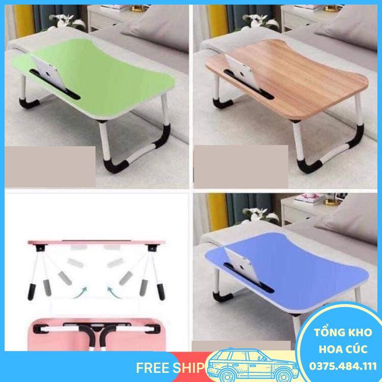 Bàn Để Laptop Có Khe Để Ipad, Smartphone - Vận Chuyển Miễn Phí Toàn Quốc