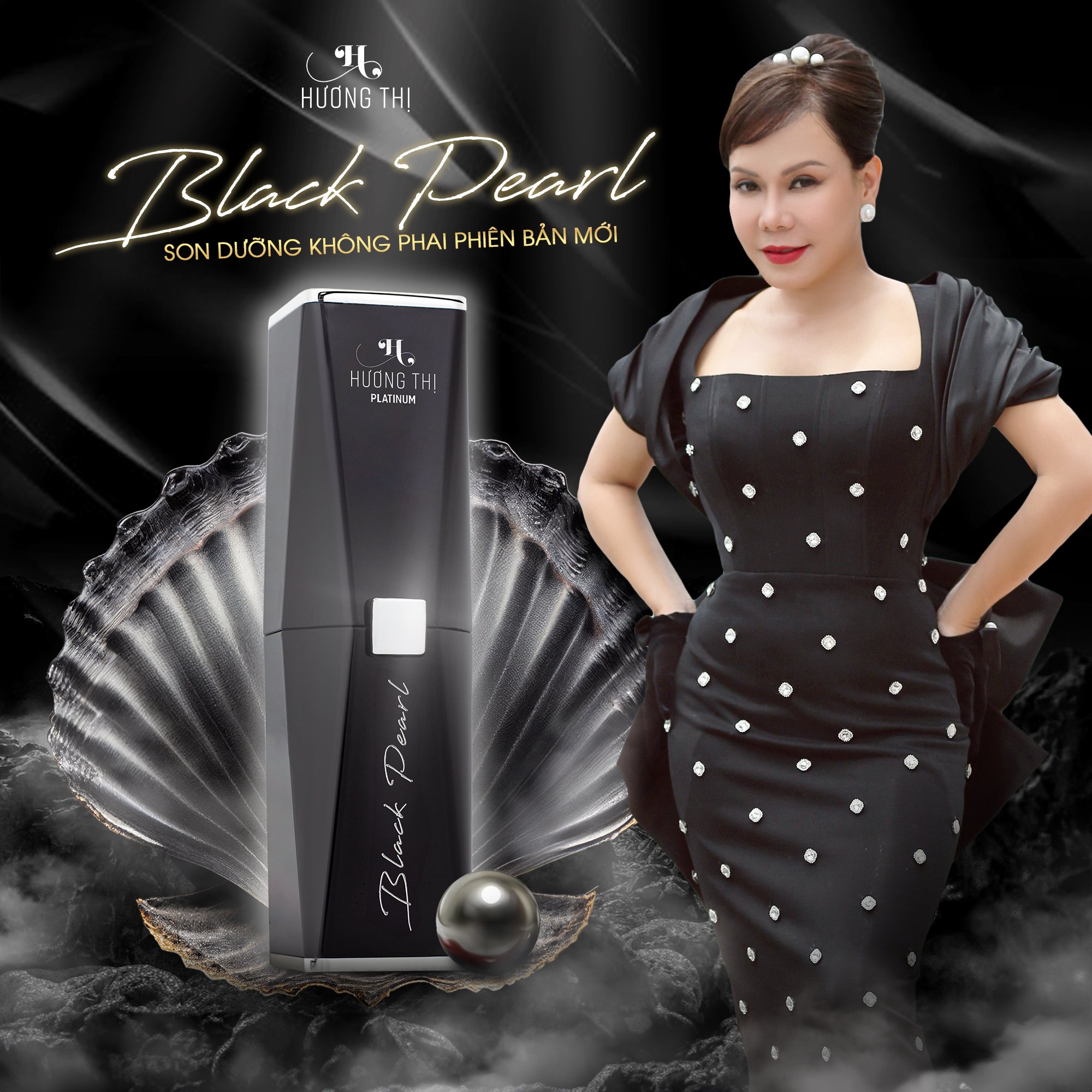 Son Dưỡng Môi Không Phai Black Pearl Phiên Bản Mới 2023