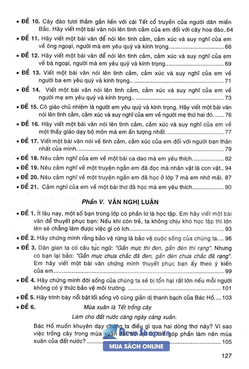 Dàn Bài Tập Làm Văn Lớp 7 (Dùng Chung Cho Các Bộ SGK Mới Hiện Hành) - HA