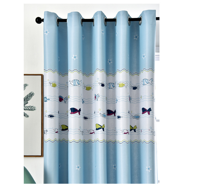 RÈM CỬA CÁ XINH XANH HỒNG SIZE 4M NGANG X 2M CAO (1 TẤM )